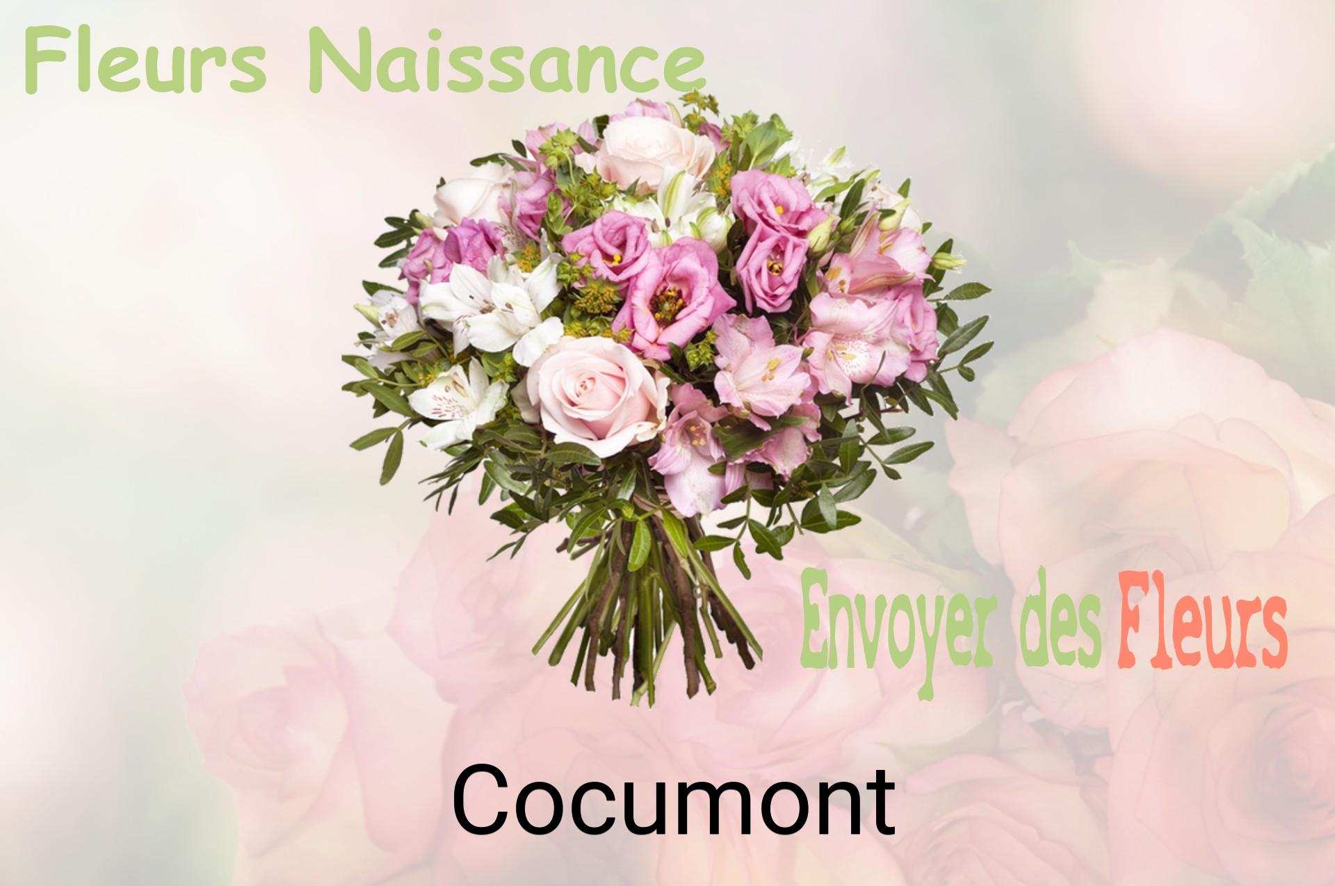 Bouquet de fleurs de naissance livré à Cocumont