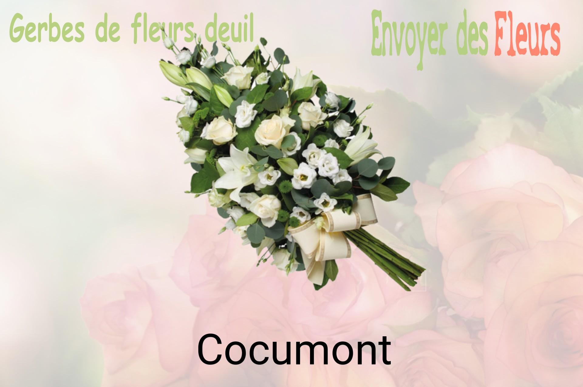 Gerbe de fleurs de deuil livrée à Cocumont